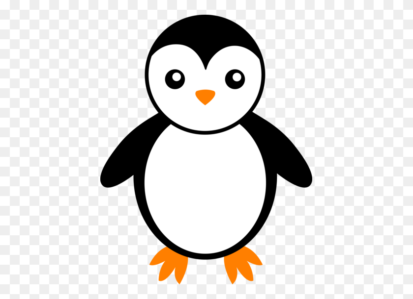 431x550 Cute Little Penguin Clipart Y Gráficos Penguins - Lap Clipart
