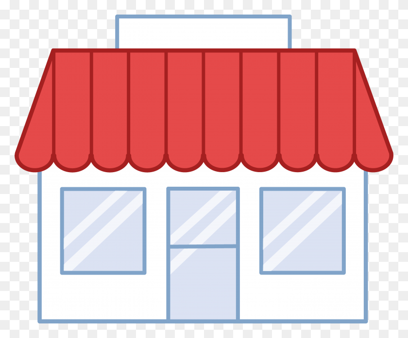 5628x4597 Cute Little Shop Building - Music Therapy Clipart