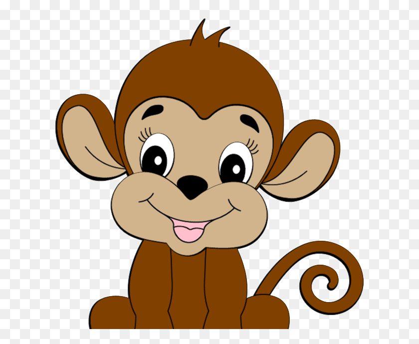 640x630 Cute Monkey Clipart Is Credited To Colorful Cliparts Drawings - Puppy Dog Pals Clipart