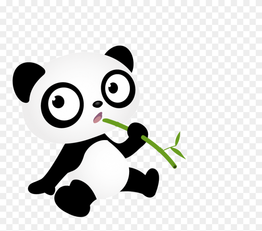 800x700 Cute Panda Transparent Background Png Png Arts - Cute Panda PNG