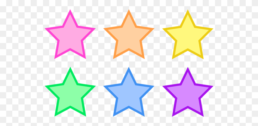 550x350 Милые Пастельные Цветные Звезды Для Печати Магниты Или Альбом Для Вырезок - Религиозный Клипарт 4 Июля