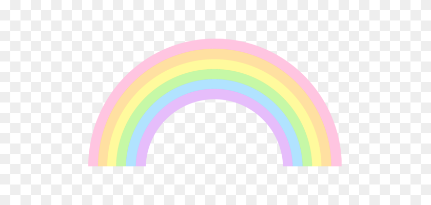 550x340 Cute Pastel Rainbow Clip Art Radiant Rainbows - Rainbow Banner Clipart
