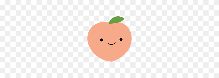 240x240 Cute Peach Emoji Stickers Line Stickers Line Store - Peach Emoji PNG