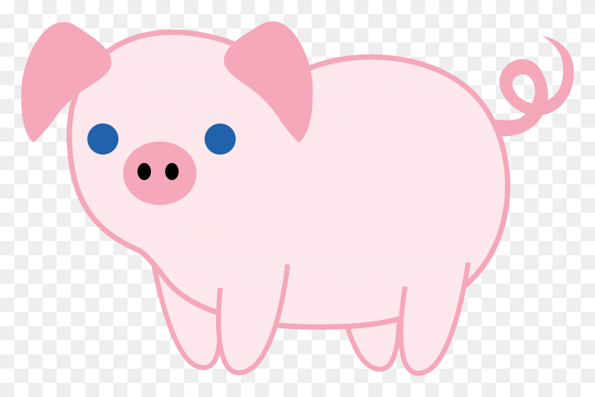 5154x3309 Cute Pig Png Hd Transparent Cute Pig Hd Images - Pig PNG