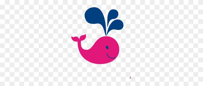 249x298 Cute Pink And Navy Whale Clip Art - Whale Clipart PNG