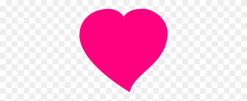 300x285 Милое Розовое Сердце Клипарт - Красное Сердце Клипарт