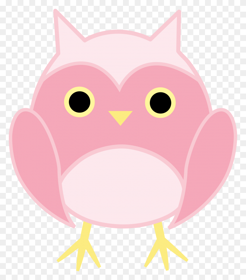 2802x3228 Cute Pink Owl - Pink Bird Clipart