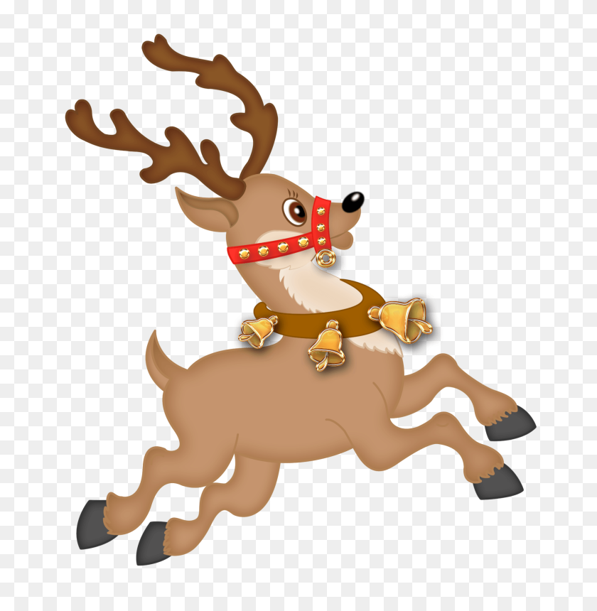 690x800 Cute Reindeer Clipart Free Download Clip Art - Reindeer Clipart Free