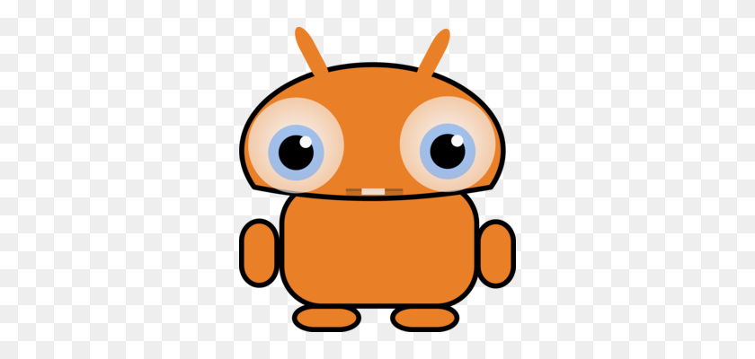 308x340 Cute Robot Android Space Robot Cyborg - Cute Robot Clipart
