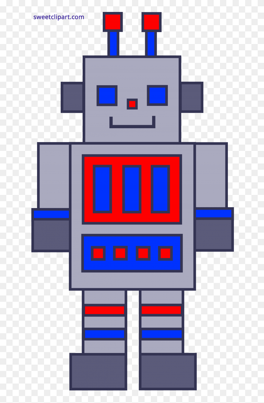 4692x7354 Lindo Robot Clipart - Robot Clipart Png