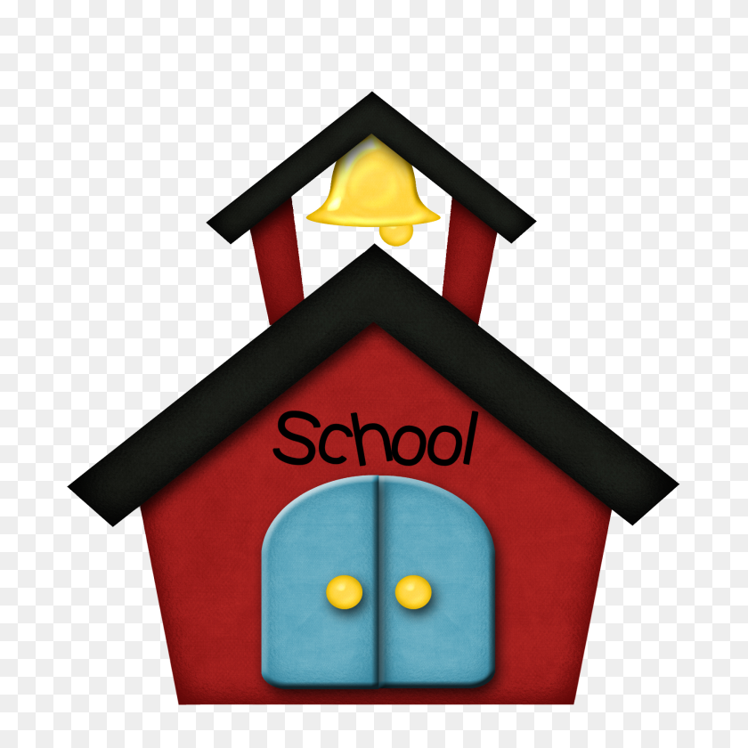 1800x1800 Cute Schoolhouse Coloring Page - Muffler Clipart