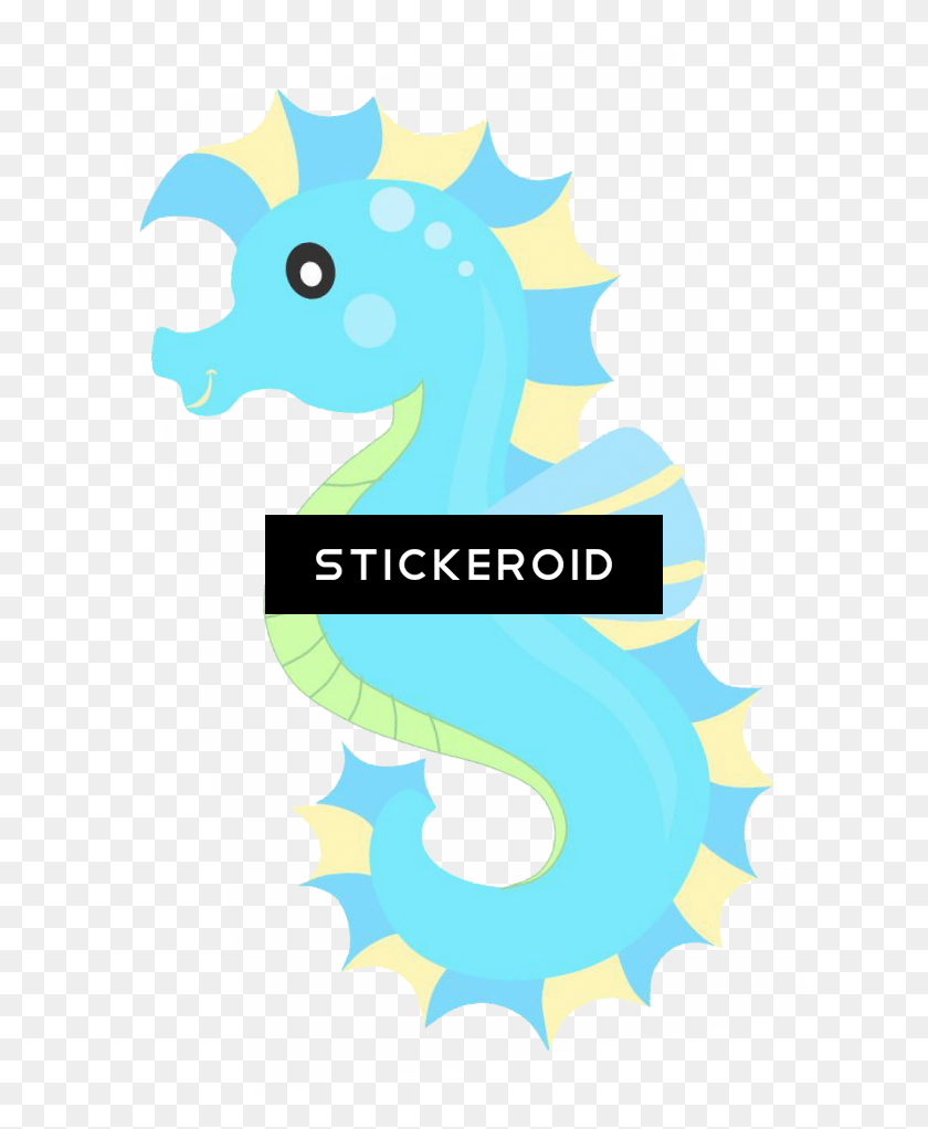 628x962 Cute Seahorse Png Clipart - Seahorse PNG