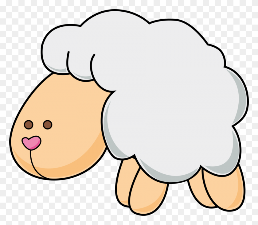 900x777 Cute Sheep Drawings - Lamb Clipart Free