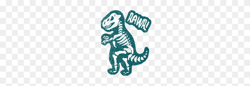 190x228 Cute Skeleton Dinosaur Rawr! - Dinosaur Bones PNG
