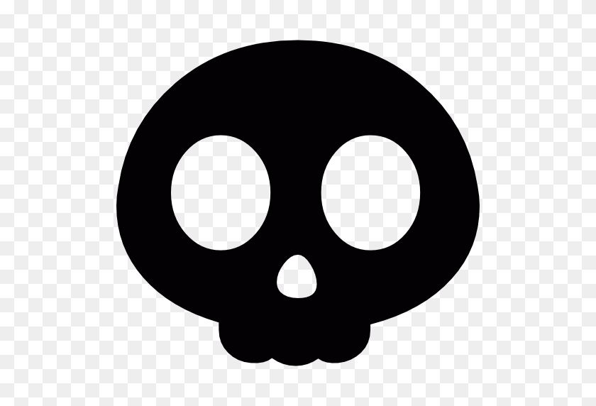 512x512 Cute Skull - Skull Icon PNG