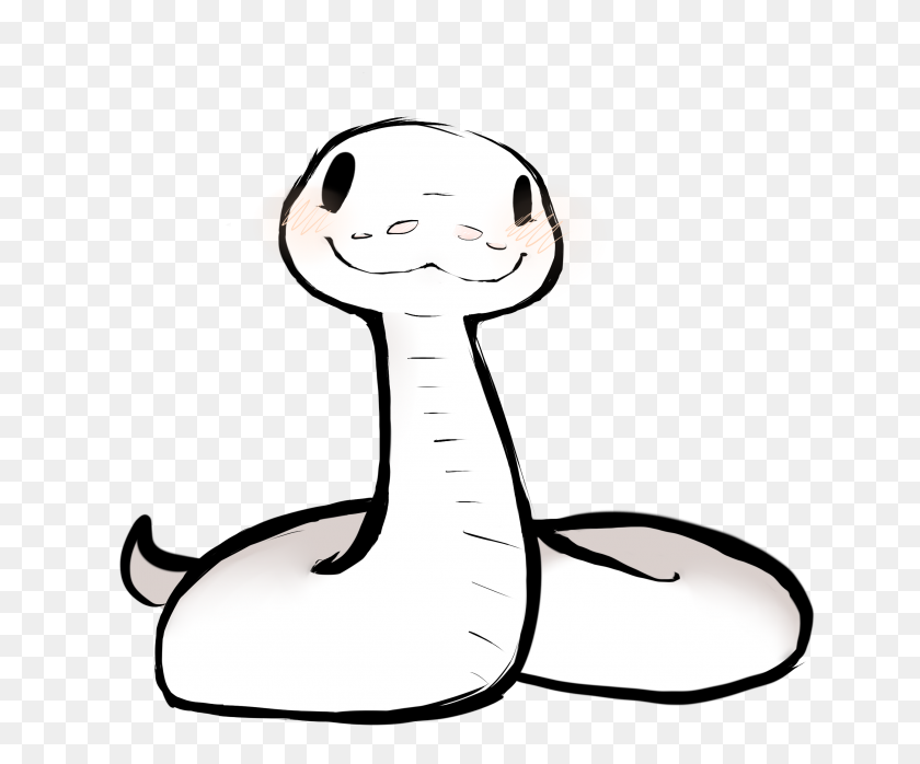 2589x2119 Cute Snake Cute Kawaii Snake Freetoedit - Clipart De Serpiente En Blanco Y Negro