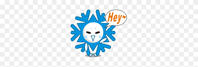 259x224 Cute Snowflake Emoji Sticker - Snowflake Emoji PNG