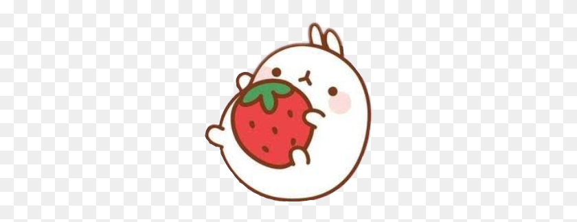 243x264 Cute Soft Kawaii Strawberry - Cute Strawberry Clipart
