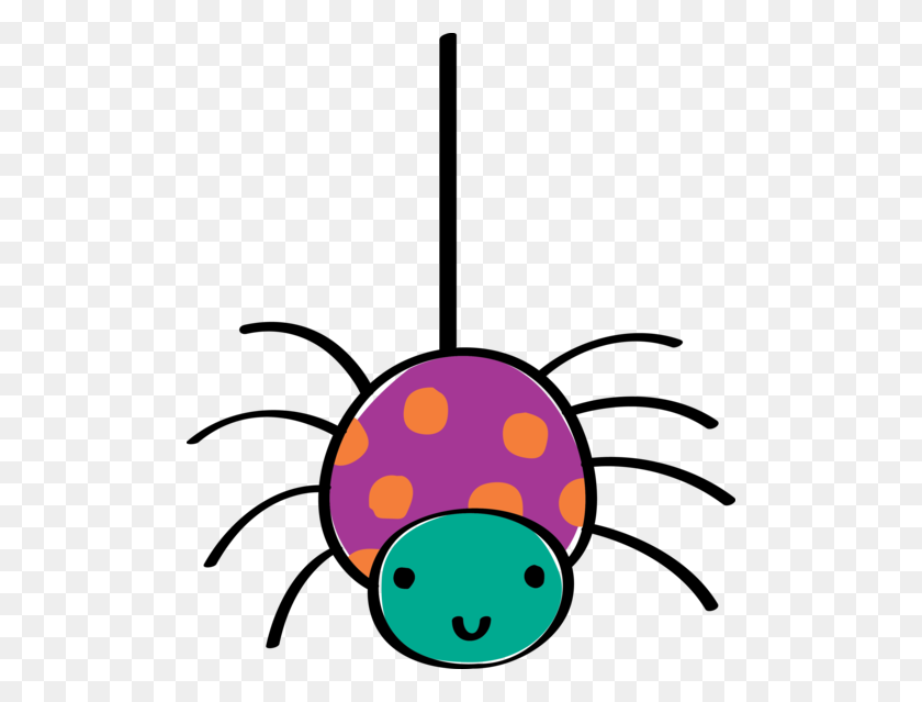 500x579 Cute Spider Clipart Group With Items - Cute Bug Clipart