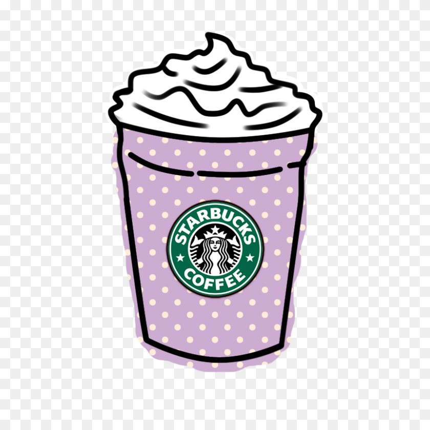 800x800 Симпатичные Мультфильмы Starbucks - Tumblr Симпатичные Png