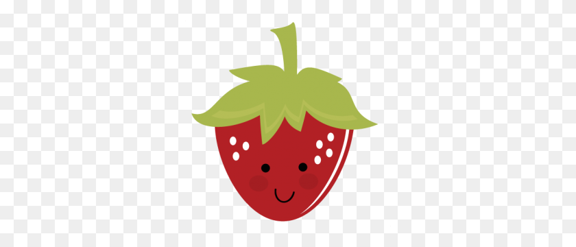 300x300 Cute Strawberry Clipart, Strawberry Clipart Cartoon - Strawberry Cheesecake Clipart