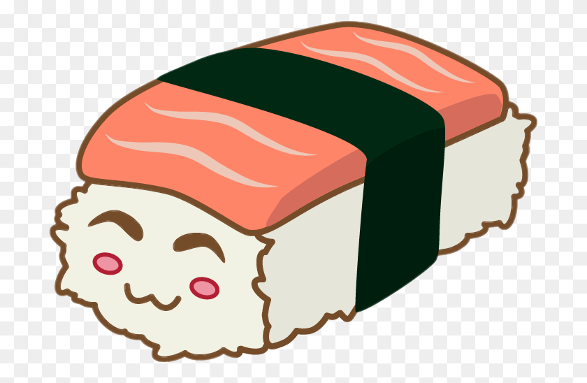 699x488 Cute Sushi Love Kawaii - Sushi Clipart
