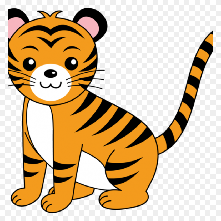 1024x1024 Cute Tiger Clip Art Free Clipart Download - Tiger Clipart