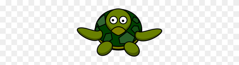 300x171 Cute Turtle Clip Art - Turtle PNG Clipart