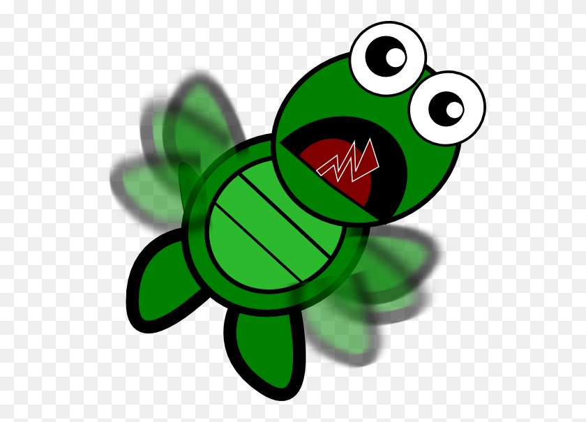 555x545 Cute Turtle Clip Art - Baby Turtle Clipart