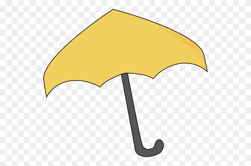 550x497 Cute Umbrella Clipart - Ocelot Clipart