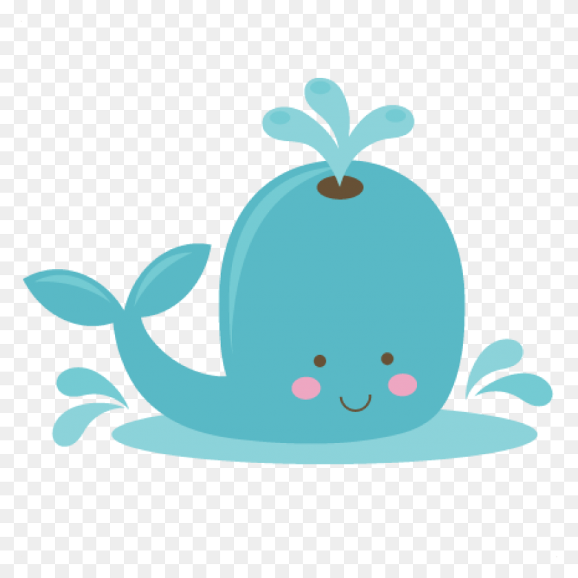 1024x1024 Cute Whale Clip Art Free Clipart Download - Student Clipart PNG