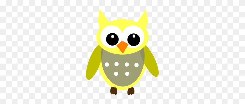 249x298 Cute Yellow Gray Owl Clip Art - Cute Owl Clipart Black And White