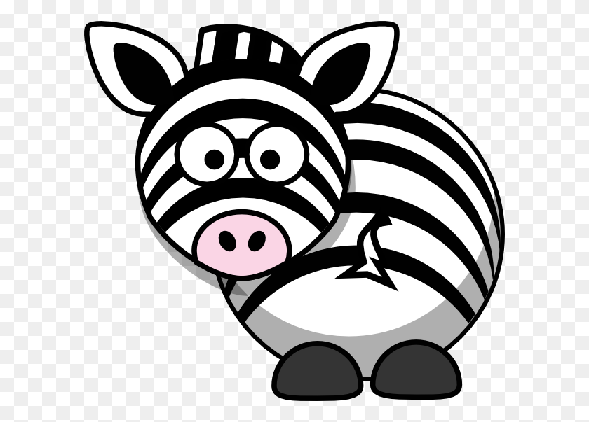 600x543 Cute Zebra Clipart Descarga Gratuita De Imágenes Prediseñadas - Cute Zebra Clipart