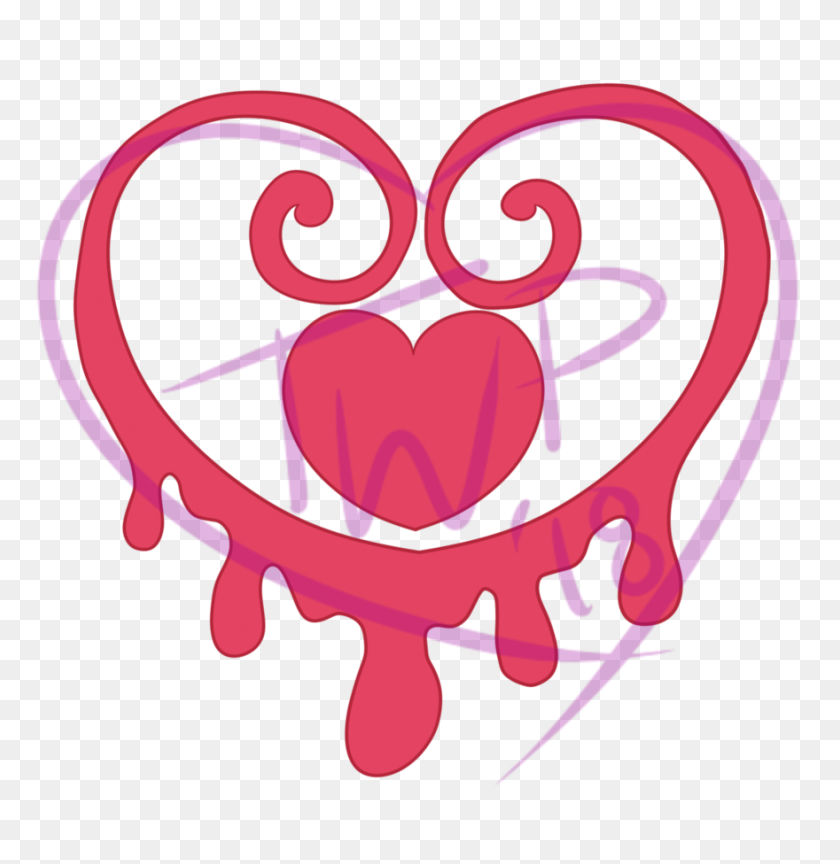 880x908 Дизайн Знака Милашки Для Кровоточащего Сердца - Кровоточащее Сердце Png