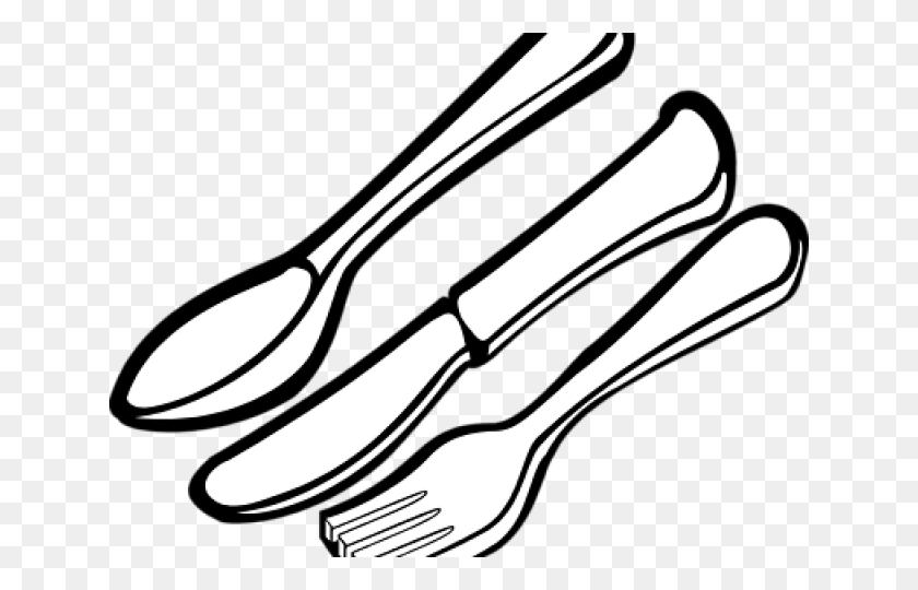 640x480 Cutlery Clipart Clip Art - Playground Clipart Black And White