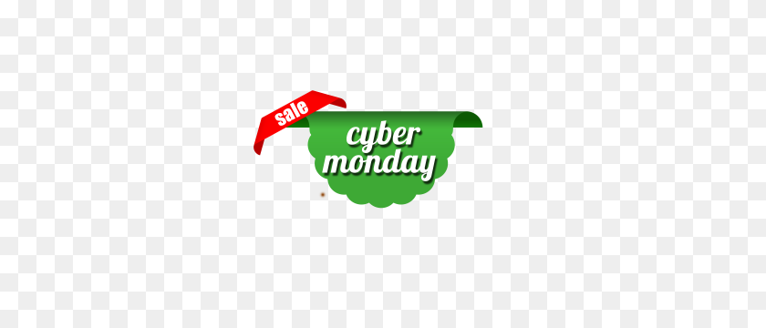 300x300 Cyber Monday Png Ribbon Transparent Background Image Download Png - Monday PNG