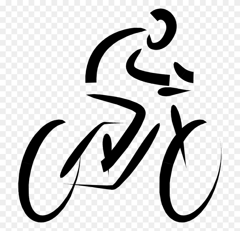 711x750 Велоспорт Гонки На Велосипедах Велосипед Шоссейные Велосипедные Гонки Бесплатно - Дорожный Клипарт Черный И Белый