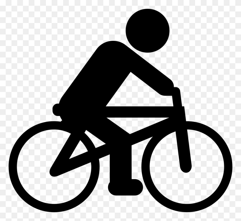 980x892 Cyclist Silhouette Png Icon Free Download - Cyclist PNG