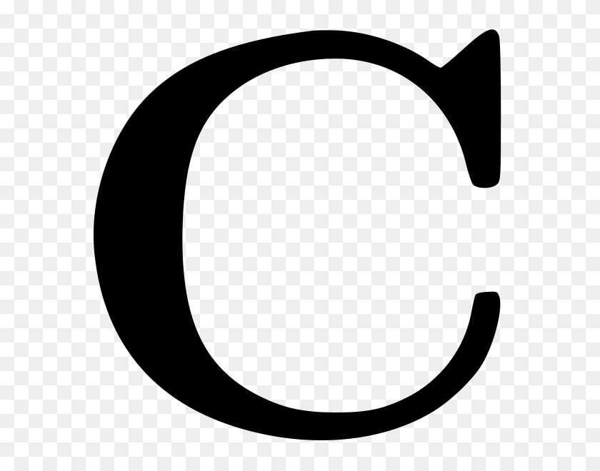 589x600 Cyrillic Letter C Png Clip Arts For Web - C Clipart