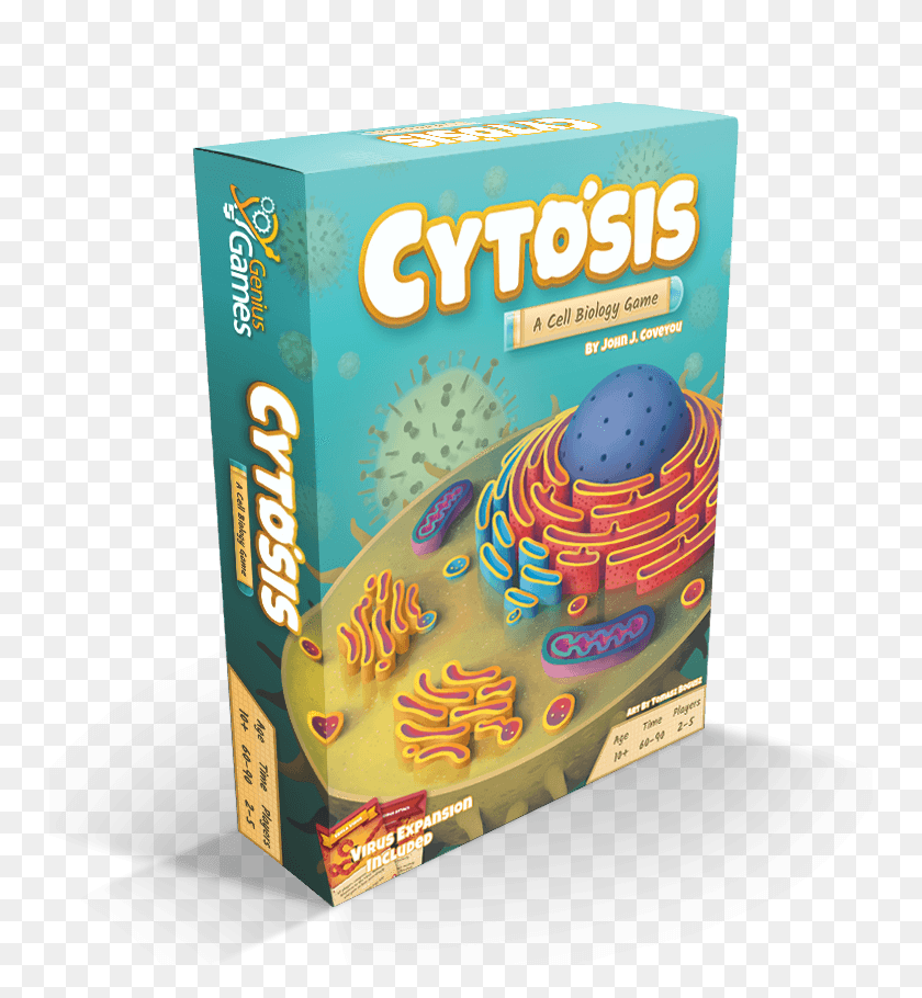 750x850 Cytosis A Cell Biology Board Game - Board Game PNG