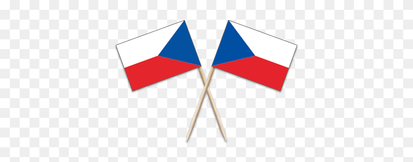 400x270 Czech Republic Flag On Toothpicks Pack Of Abc Czech Imports - Toothpick PNG