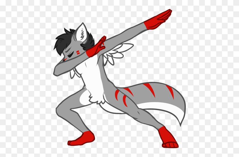 468x492 Dab To The Skies - Peludo Png