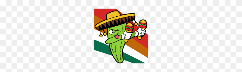 190x191 Dabbing Dab Cinco De Mayo Mexico Cactus Sombrero - Sombrero Mexicano Png