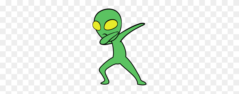 190x270 Dabbing Dab Dancing Halloween Alien - Dabbing PNG