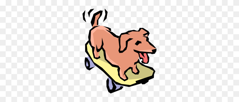 260x298 Dachshund Clipart - Weenie Dog Clipart