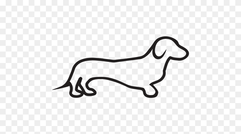 1200x628 Dachshund Clipart Black And White - Flame Black And White Clipart