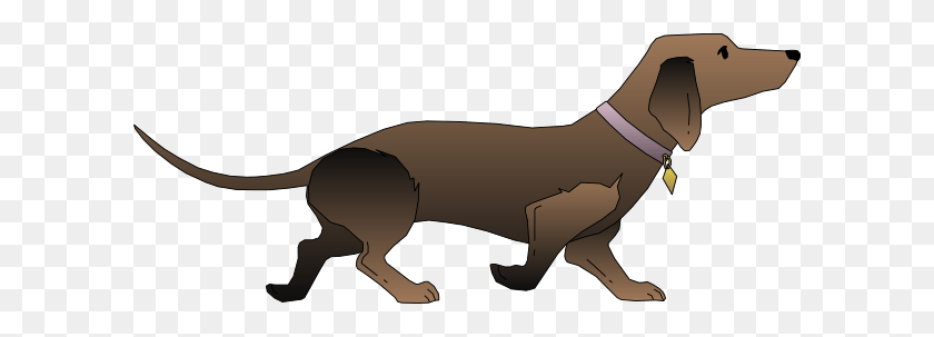 600x243 Dachshund Puppy Cliparts - Wiener Dog Clipart