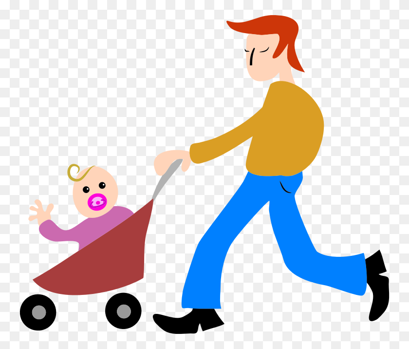 760x656 Dad And Baby Transparent Png Pictures - Baby PNG