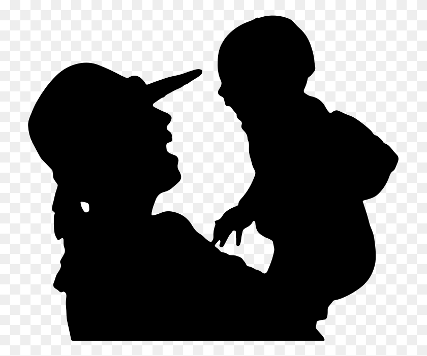 729x641 Dad And Baby Transparent Png Pictures - Mom Holding Baby Clipart