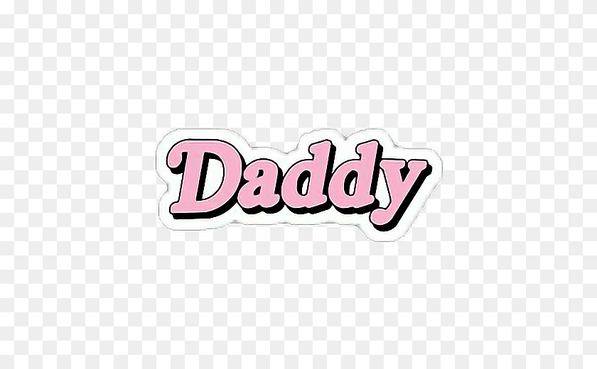420x460 Daddy Pink Aesthetic White Black Freetoedit - Dad Clipart Black And White